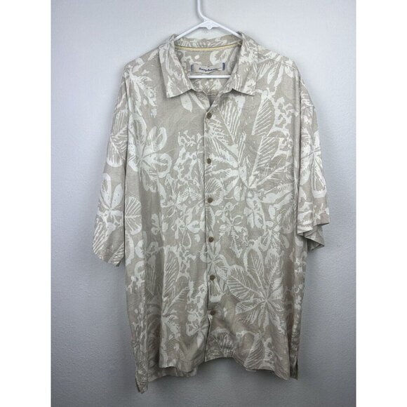 Tommy Bahama Other - TOMMY BAHAMA MEN'S TROPICAL 100% SILK SHIRT SIZE XXL Hawaiian Beach Button Down